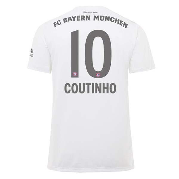 Camiseta Bayern Munich NO.10 Coutinho 2ª Kit 2019 2020 Blanco